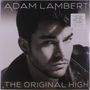 Texte: "Adam Lambert", "The Original High", Includes "Ghost Town", "Another Lonely Night", "There I Said It". Schwarz-Weiß-Porträt., LP