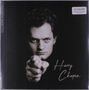 Texte: "Harry Chapin", "GET'S IN THE CATALOG 1975 ANNIVERSARY". Schwarz-weiß Porträt eines Mannes mit ausgestrecktem Zeigefinger., LP