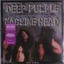 "DEEP PURPLE MACHINE HEAD" steht in großen Buchstaben. Unscharfe Gesichter sind im Hintergrund zu erkennen. "2024 REMIX"., LP