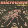 "Much love" steht in geschwungener Schrift. Eine stilisierte Kakerlake mit zerrissenen Fotos im Hintergrund., 2 LPs