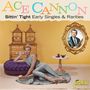 "Ace Cannon Sittin' Tight Early Singles & Rarities. Frau in blauem Kleid, große Vogelkäfige, gerahmtes Porträt, Retro-Stil.", CD