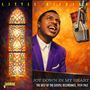 "JOY DOWN IN MY HEART – THE BEST OF THE GOSPEL RECORDINGS, 1959-1962. Illustration: Sänger am Mikrofon vor buntem Fenster."