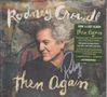 „Rodney Crowell Then Again“. Ein Porträt eines Mannes vor einem abstrakten, farbigen Hintergrund., CD