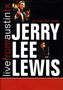 "Live from Austin, TX, Jerry Lee Lewis, Austin City Limits." Zwei Fotos zeigen einen Mann beim Singen am Mikrofon., DVD
