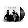 "The Go-Betweens: Liberty Belle and the Black Diamond Express". Schwarz-Weiß-Foto, fünf Personen auf einem Sofa., LP