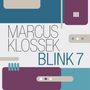 "Marcus Klossek Blink 7"; moderne geometrische Formen in Blau, Beige und Violett., CD