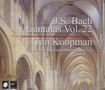 Johann Sebastian Bach: Sämtliche Kantaten Vol.22 (Koopman), 3 CDs