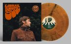 Links der Text: "Lonely Rubber Soul". Rechts eine gelbe Schallplatte. Ein Mann in brauner Jacke blickt zur Seite., 2 LPs