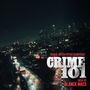 Text: "Original Motion Picture Soundtrack Crime 101 Music by Blanck Mass." Ein Mann im Anzug mit Sonnenbrille., LP