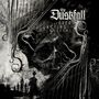 "The Dustfall: The Everlasting Shadows" in gotischer Schrift, düstere Illustration mit Schädelmotiv und Silhouetten., CD