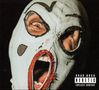 „KRAV BOCA HERETIC EXPLICIT CONTENT“ steht unten. Ein Gesicht mit weit aufgerissenem Mund trägt eine bemalte Maske., CD
