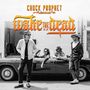 "Chuck Prophet", "Wake the Dead" Schriftzug oben; vier Männer, drei stehen, einer sitzt in einem Cabrio., LP