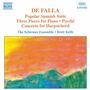 Manuel de Falla (1876-1946): Cembalokonzert, CD