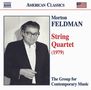 Morton Feldman (1926-1987): Streichquartett (1979), CD