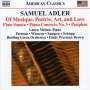 Samuel Adler: Klavierkonzert Nr.3, CD