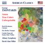 George Tsontakis (geb. 1951): Anasa für Klarinette & Orchester, CD