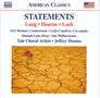 : Yale Choral Artists - Statements, CD