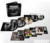 Boxset mit "TARKOVSKY", Filmtiteln auf Hüllen und CDs; schwarz-weiß und farbige Cover, prominent angeordnet., 5 CDs