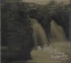 "The Falls of Sioux by Owen, July 1999." Sepia-Ton einer felsigen Wasserfalllandschaft.