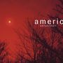 Text: "american football". Silhouette von Bäumen vor einem roten Himmel mit gelbem Punkt im Hintergrund., CD