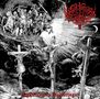 Logo oben rechts; Titel: "Nightmare Reaping" unten. Illustration: Kreuzigungsszene, im Hintergrund Reiter auf Wolken., CD