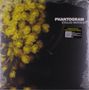 „PHANTOGRAM EYELID MOVIES“ mit gelbem Blumenmuster auf dunklem Hintergrund, Sticker: „CLEAR VINYL with YELLOW SWIRL“., LP