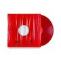 „Blood Cultures“ unten links, rotes Vinyl mit Cover in Plastik eingepackt, mittiges rundes Fenster., LP