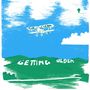 Ein Flugzeug mit "THE CLEAN" fliegt über grüne Hügel mit den Worten "GETTING OLDER"; ein Heißluftballon schwebt nah einer Wolke., Single 7"