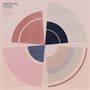Text oben links: "IMPERIAL TEEN ALL OVER YOU". Abstrakte Kreise in Rosa, Blau und Grau, die ein geometrisches Muster bilden., CD