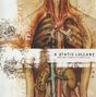 "A Static Lullaby" und "And Don't Forget to Breathe" auf einer Illustration von Organen mit mechanischen Skizzen., LP