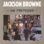 "Jackson Browne - The Pretender." Eine Szene in einer belebten Stadt, viele Menschen überqueren die Straße., LP