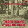 Text: "A Spirit Speaks" und "The Descendants of Mike and Phoebe." Vier Personen stehen zwischen Bäumen., LP