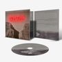 Text vorne: "the church" in leuchtendem Rot.  
Hintergrund: Landschaft mit Schluchten.  
CD-Hülle: Grautöne, Text im Inneren und auf der CD., CD