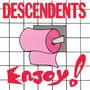 Text: "DESCENDENTS" oben, "Enjoy!" unten. Illustration: Rosa Toilettenpapierrolle auf Kacheln., CD