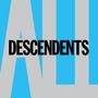 Großer Text „DESCENDENTS“ in Schwarz über dem blasseren Wort „ALL“ auf blauem Hintergrund., CD