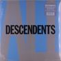 Auf grauem Hintergrund steht groß "ALL DESCENDENTS". Ein Aufkleber informiert über neu gemasterte Versionen., LP