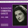 : In Memoriam Christel Goltz (1912-2008), CD,CD
