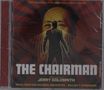 "The Chairman", Jerry Goldsmith. Silhouette vor einem abstrakten, strahlenartigen roten Hintergrund., CD