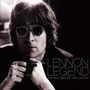 Text: „LENNON LEGEND The Very Best Of John Lennon“. Schwarz-weißes Porträt eines Mannes mit Sonnenbrille., CD