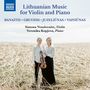 Simona Venslovaite - Lithuanian Music for Violin and Piano, CD