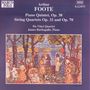 Arthur Foote (1853-1937): Klavierquintett op.38, CD