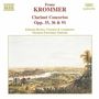 Franz Krommer (1759-1831): Konzerte f.2 Klarinetten op.35 & op.91, CD