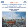 Francesco Maria Veracini (1690-1768): Sämtliche Ouvertüren & Konzerte Vol.1, CD