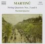 Bohuslav Martinu (1890-1959): Streichquartette Nr.3 & 6, CD