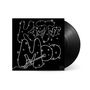 "King Tuff" in großen, gezeichneten Buchstaben, umgeben von Sternen und einer Gitarre auf schwarzem Hintergrund., LP