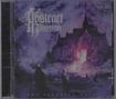 Oben steht "An Abstract Illusion", unten "The Sleeping City". Eine mystische Stadt mit lila Himmel im Hintergrund., CD
