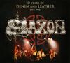 Saxon: 10 Years Of Denim And Leather: Live 1990, 1 CD und 1 DVD