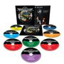 "Down The Road: The Complete Ian Gillan Band Story" mit sieben bunten CDs und zwei schwarzen CD-Hüllen., 8 CDs