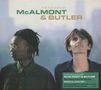 Text: "THE SOUND OF... McALMONT & BUTLER. SPECIAL 2CD SET." Zwei Personen blicken in unterschiedliche Richtungen., 2 CDs