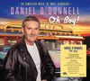 Titel: "Oh Boy!" von Daniel O'Donnell, 36 Rock 'n' Roll Klassiker. Person in Lederjacke vor einem Diner im Retro-Stil., 2 CDs